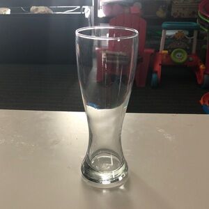 Classic Clear Glass Pilsner Beer Glass 9”